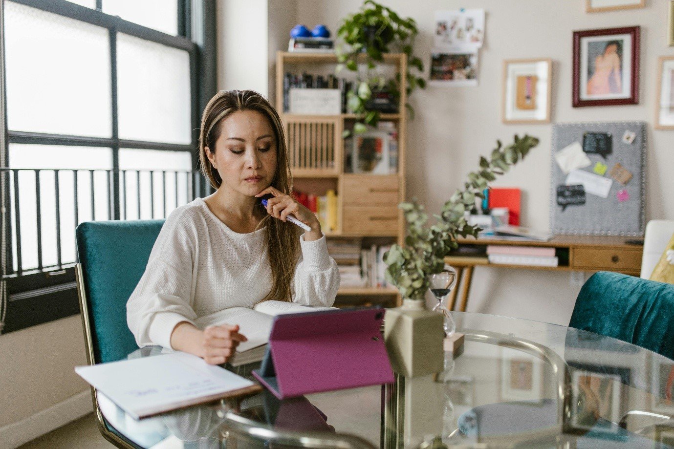 Freelancer Permit - Individual working on laptop, home office or coworking space