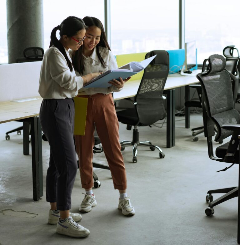 Corporate office with executives or consultants - holding license