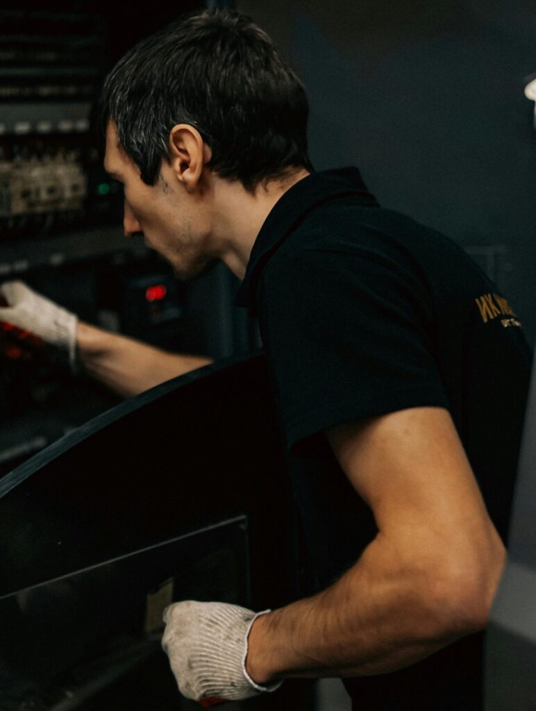 Industrial License by Ofin Global ,A man working in Factory setup